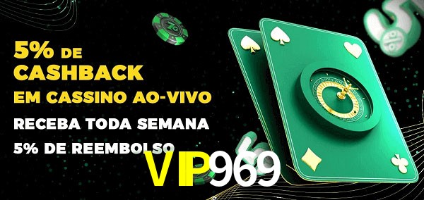Promoções do cassino ao Vivo VIP969